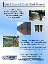 Vinyl Coated Chain Link Fence